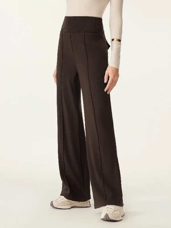 Deal Dash Tummy Warmer Pin-Tuck Pant