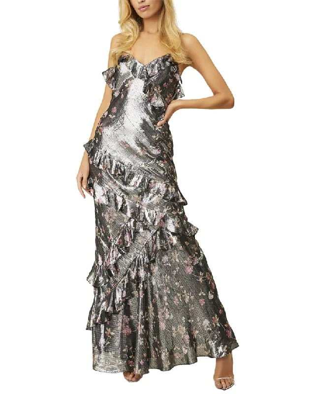 Great Bargains LoveShackFancy Rialto Silk-Blend Maxi Dress