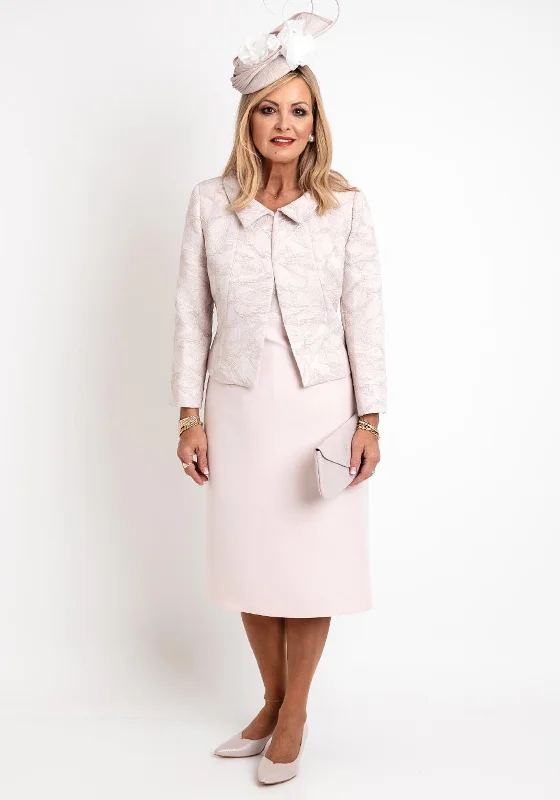 Deal Alert Ophelia Melita Dress & Short Jacket Set, Blush Pink