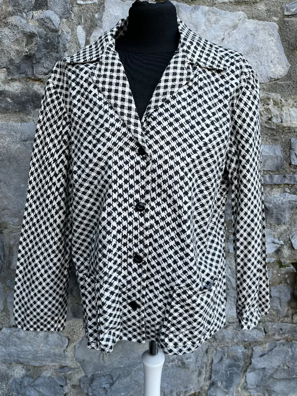 Warehouse Sale 80s check blazer uk 12-14