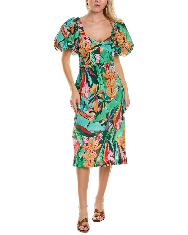 Weekend Deal FARM Rio Sweetheart Midi Dress