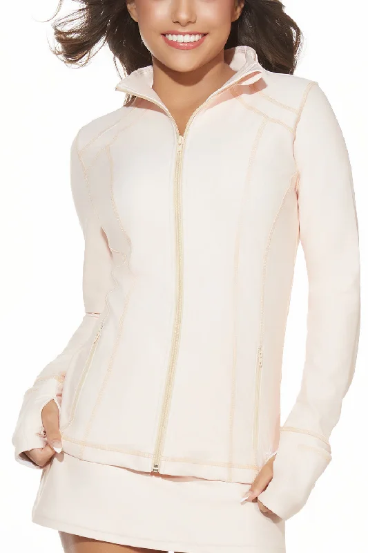 Lowest Price On The Move Zip-Up in Sand
