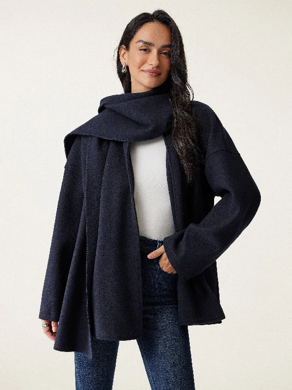 The Best Prices Oversized Scarf Jacket