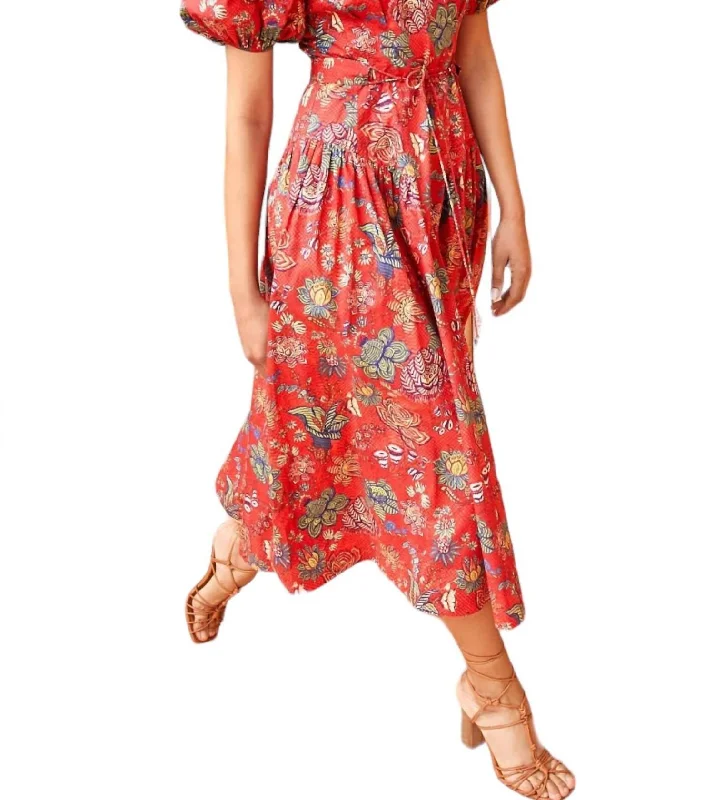 Referral Discount Carina Dress In Hibiscus
