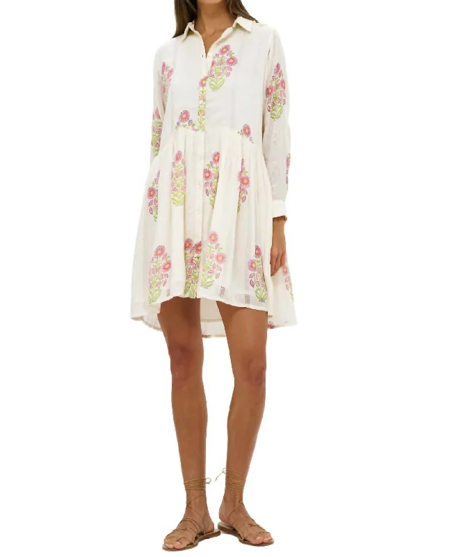 Seasonal Sale Shirt Dress In Algarve Pink