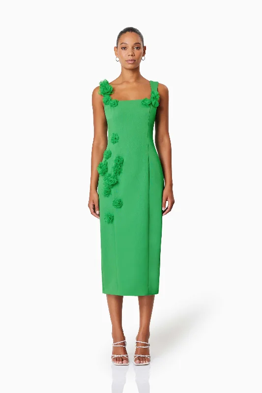 Super Sale Valeria Eventwear Midi Dress In Green