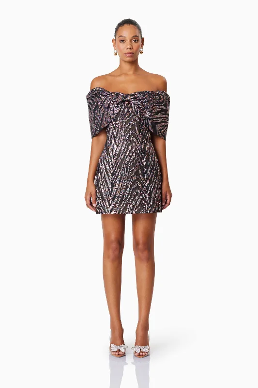 Mega Sale Mikayla Mini Party Dress In Purple