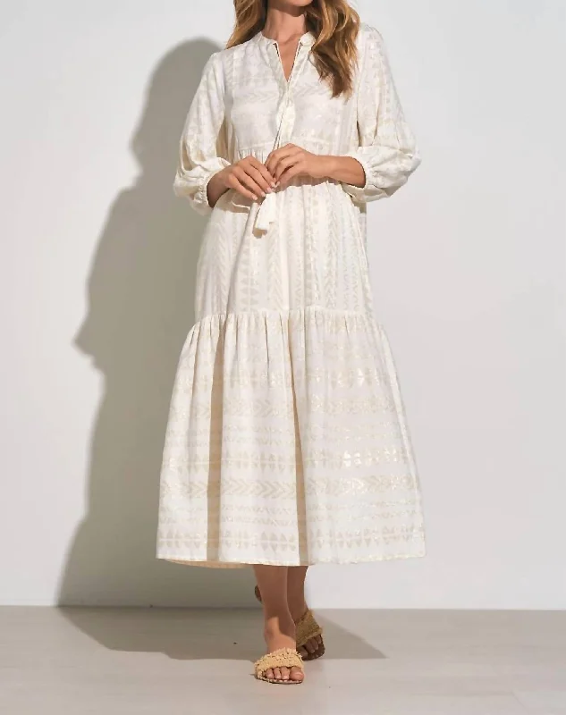 The Best Prices Arrow Print Kaftan In White
