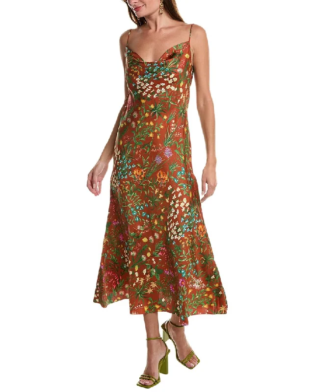 Big Savings Oscar de la Renta Silk Slip Dress