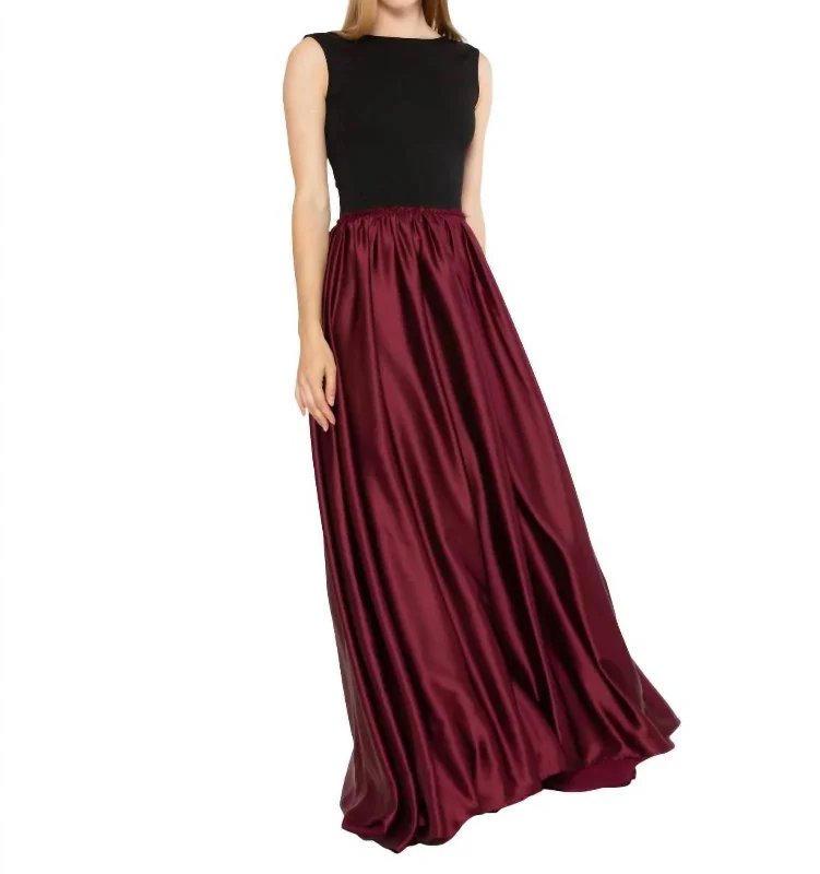 Ashley Dress In Wine