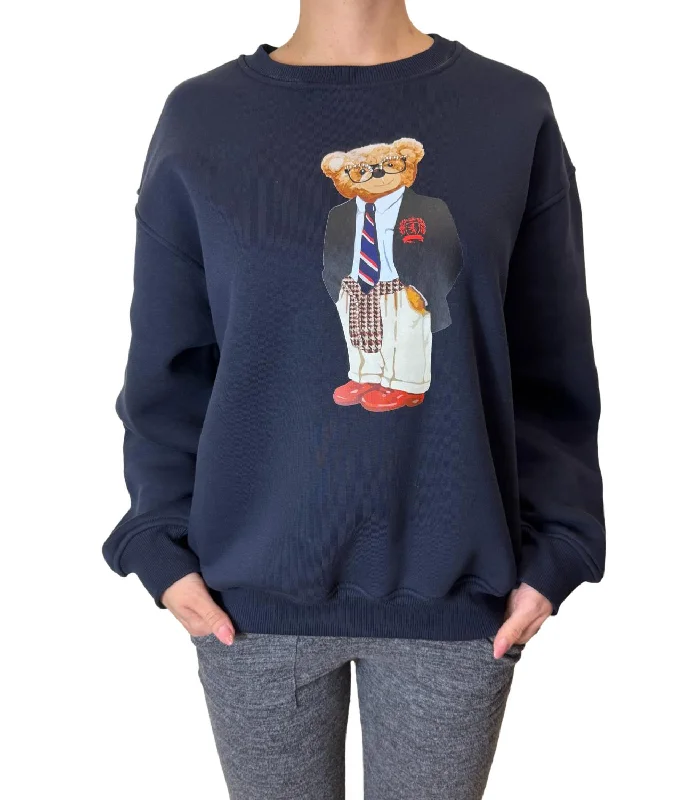 Don’t Miss Out Dixie felpa blu donna
