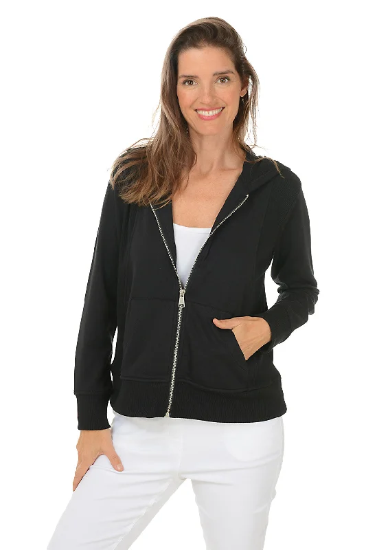One-DAY Sale Zip-Front Scuba Hoodie