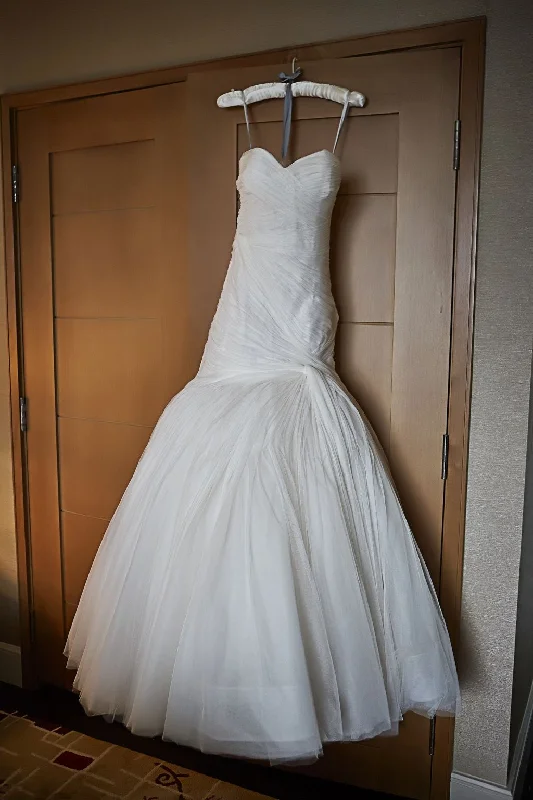 Deal of the Day Monique Lhuillier Blush Forever Spanish Tulle Wedding Dress