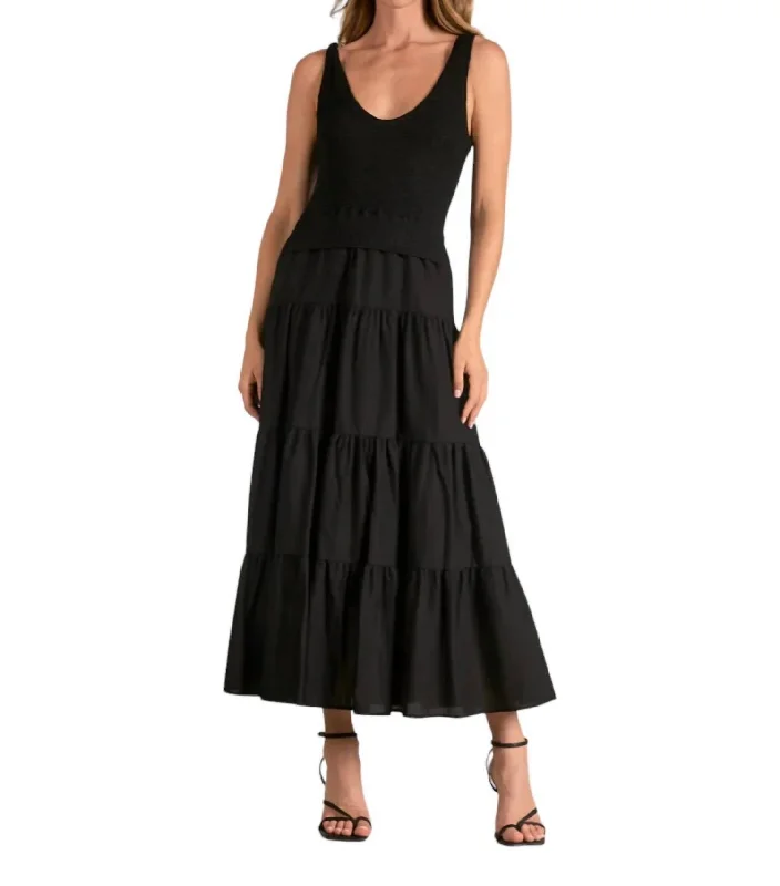 One-DAY Sale Arianna Dress In Black/black