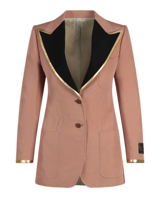 Peaked Lapel Blazer