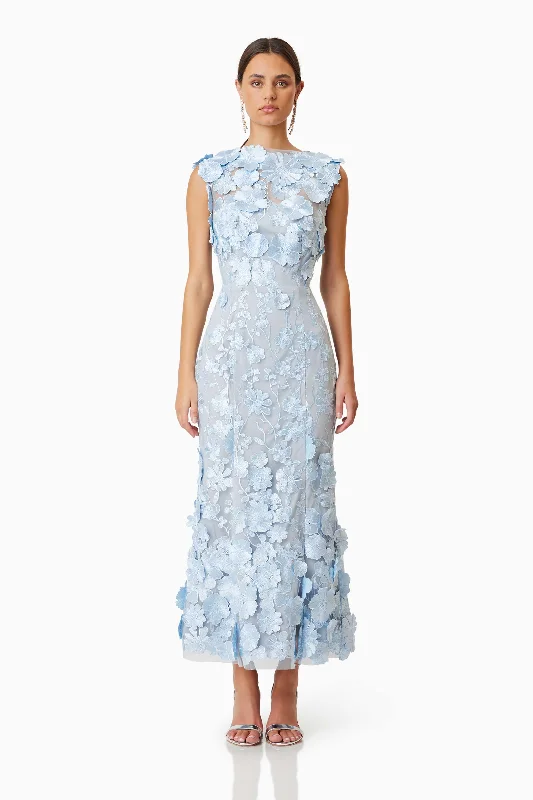 Special Offer Selene Cocktail Midi Dress Blue