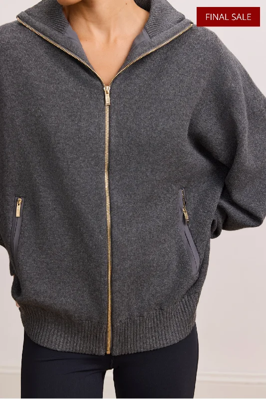 Blowout Sale OLLY bomber - Dark Grey