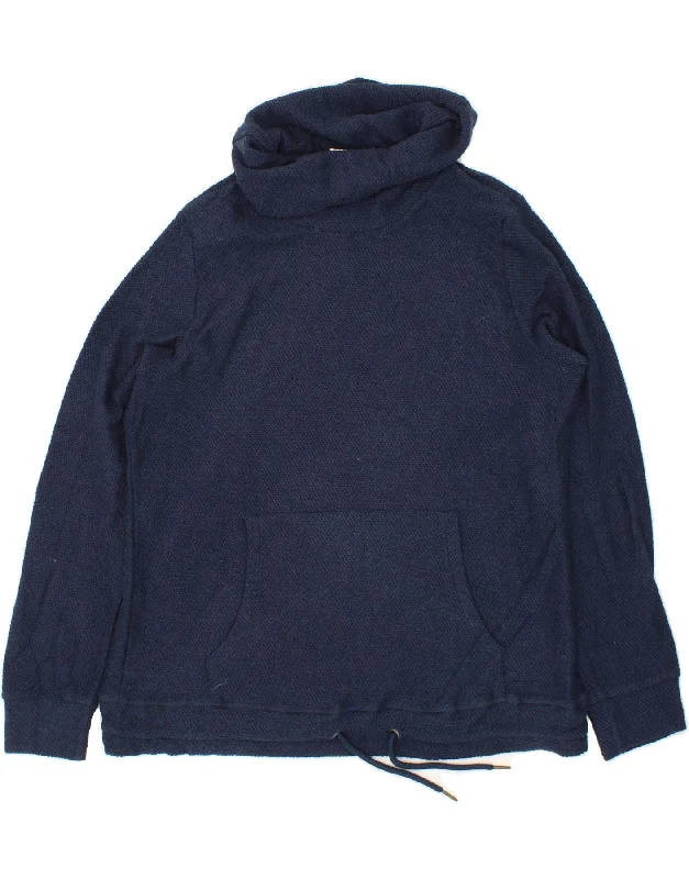 Overstock Sale MOUNTAIN WAREHOUSE Womens Roll Neck Sweatshirt Jumper UK 18 XL Navy Blue