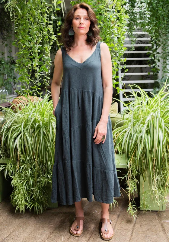 Price Drop One Life Mar Sleeveless Maxi Dress, Juniper