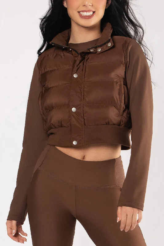 Don't Wait Element Jacket in Dark Mocha