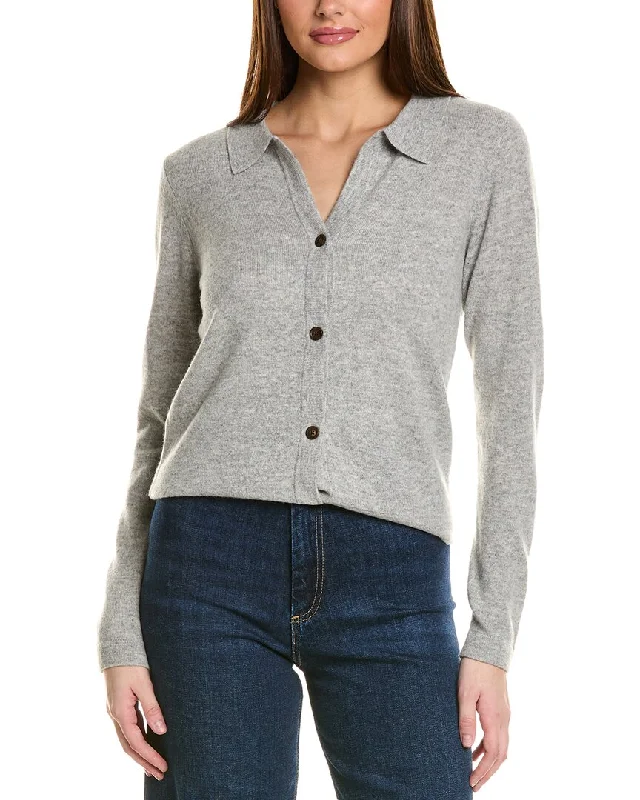 Reduced Prices Amicale Cashmere Collared Dress Cashmere Cardigan