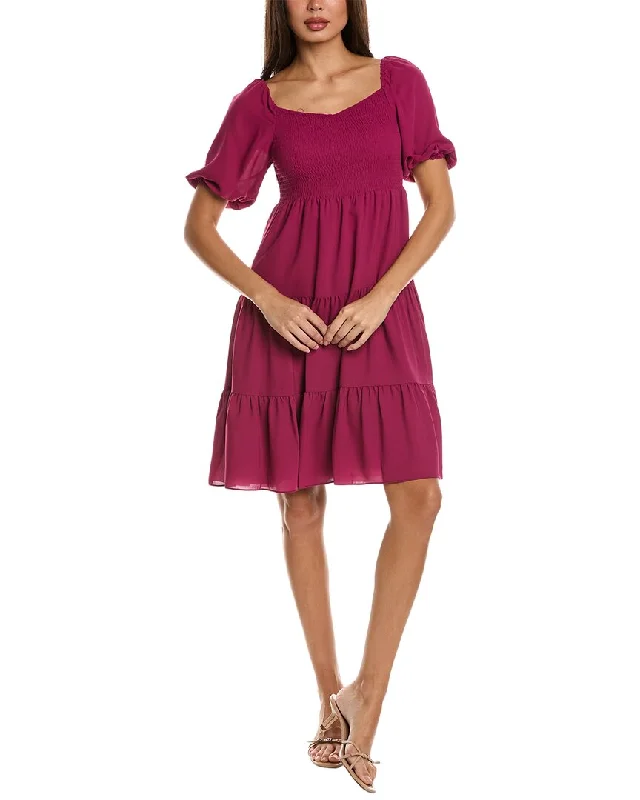 Act Now Nanette Nanette Lepore Tiered Midi Dress