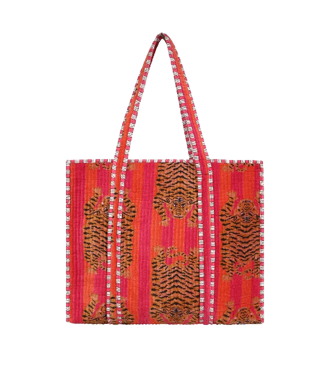 While Supplies Last Ultimate Velvet Tibetan Tiger Tote - Multi