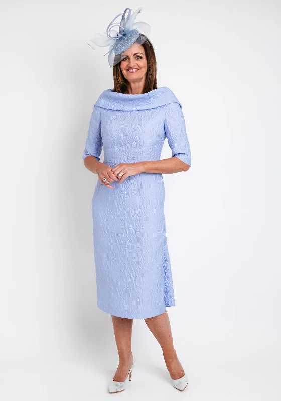 Extra Discounts Giorgia Jo Embossed Drape Back Dress, Lilac