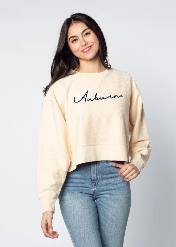 Clearance Sale Auburn Corded Pullover