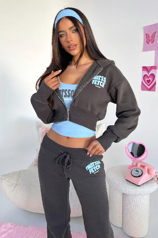 Deal of the Week Series 5 Cropped Jacket - Charcoal/Blue
