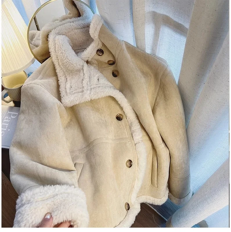 Special Discount French coat for women winter new motorcycle jacket    S4928