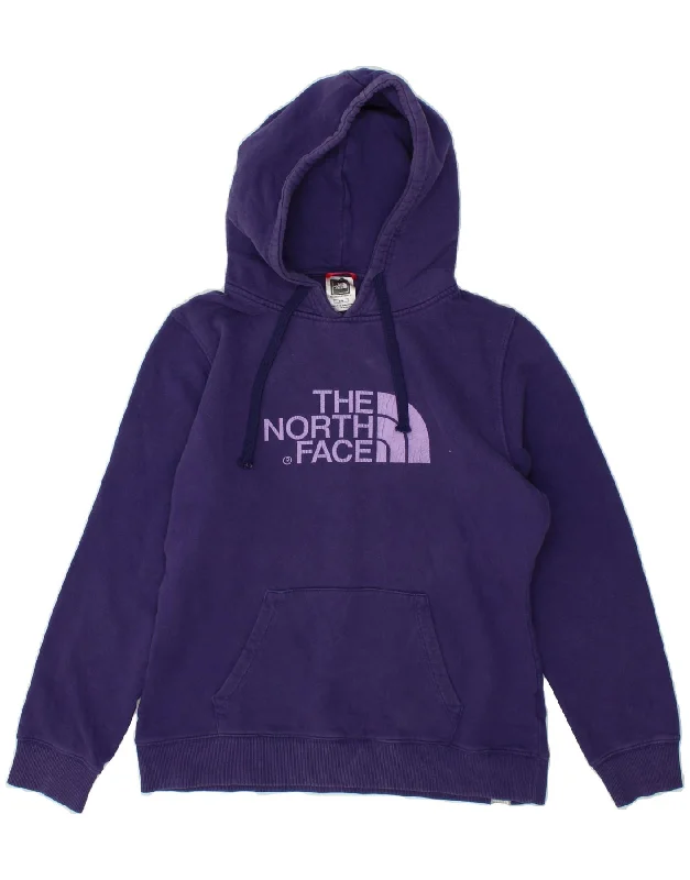 Huge Savings THE NORTH FACE Womens Graphic Hoodie Jumper UK 14 Medium Purple