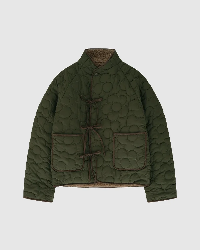 Massive Deals [PRE-ORDER] REVERSIBLE FLOWER QUILTED JEOGORI FLEECE