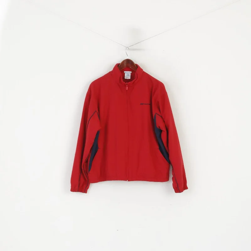 Deal Explosion Reebok Women XL 16 Jacket Red Vintage Sportswear Zip Up  Track Top