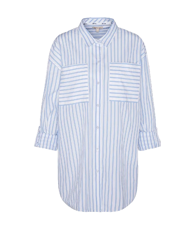 Online Only Nicola Striped Relaxed Long-Sleeved Shirt - Multi