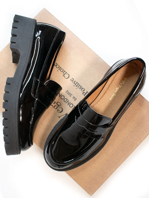 Mega Sale Track Sole Penny Loafers