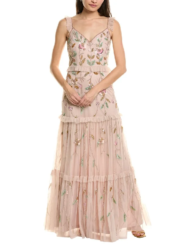 Aidan Mattox Beaded Gown