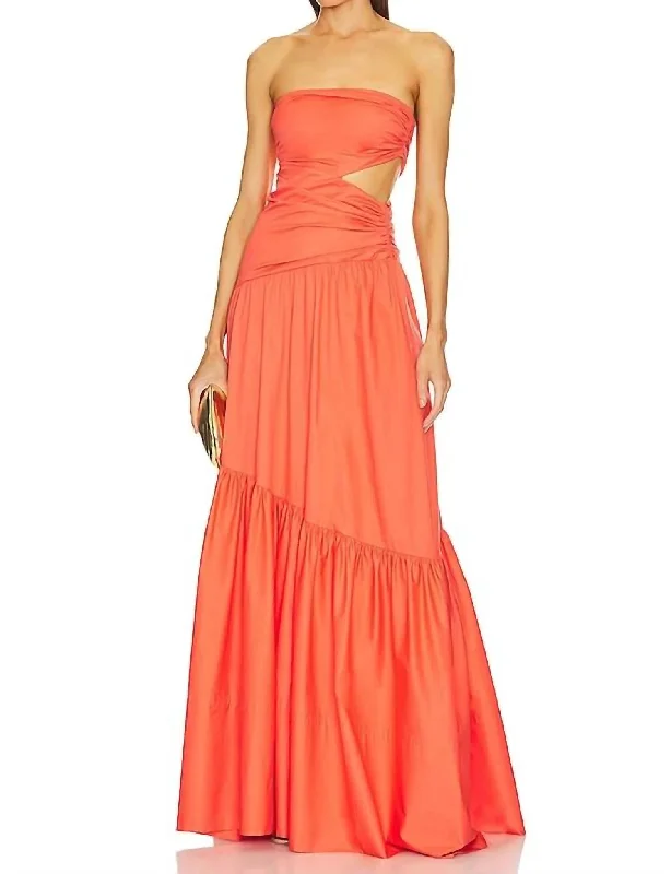 YEAR-End Sale Lark Dress In Spiced Coral
