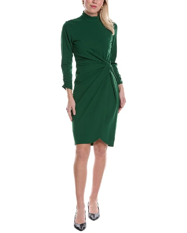 Tahari ASL Knotted Sheath Dress