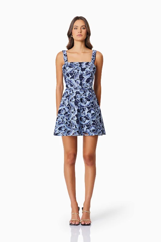 Now or Never Mila Party Mini Dress In Blue