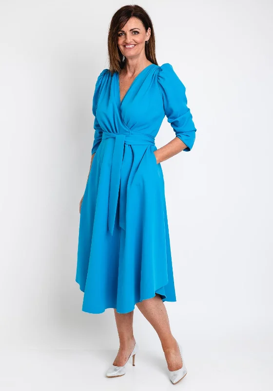 Unmissable Offer Coco Dolls Emo Wrap Maxi Dress, Blue