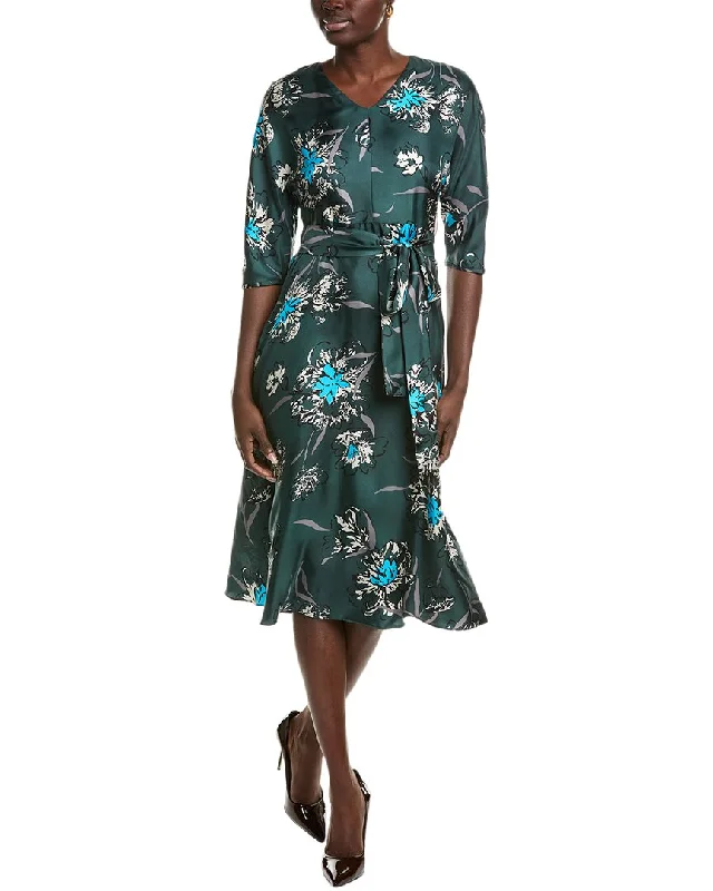 Price Reduction S Max Mara Fleres Silk Midi Dress