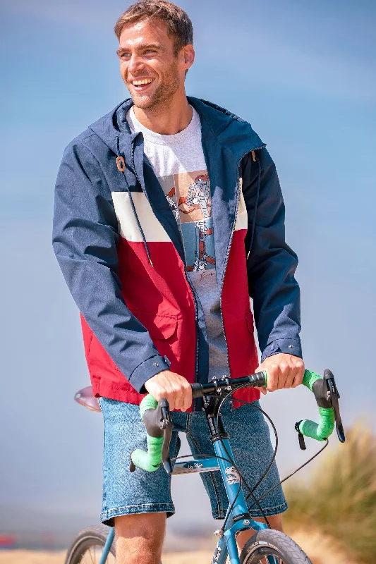 Time-Limited Offer Colour Block Zip Through Jacket