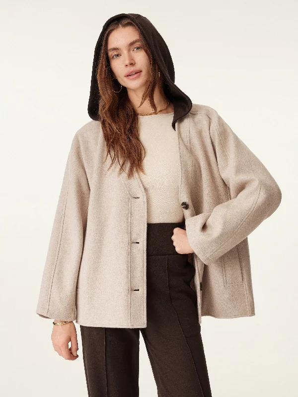 Limited Time Detachable-Hood Short Coat