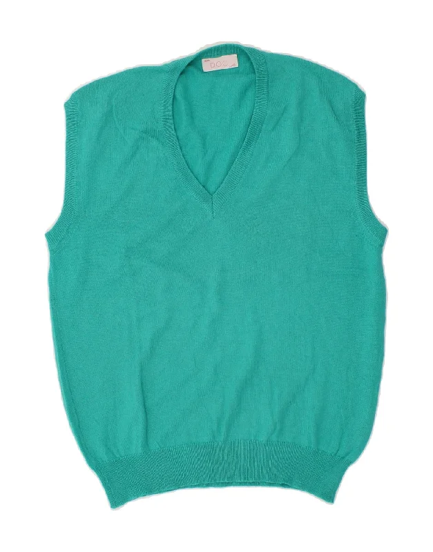 Buy Now VINTAGE Womens Vest Tank Top IT 50 XL Turquoise