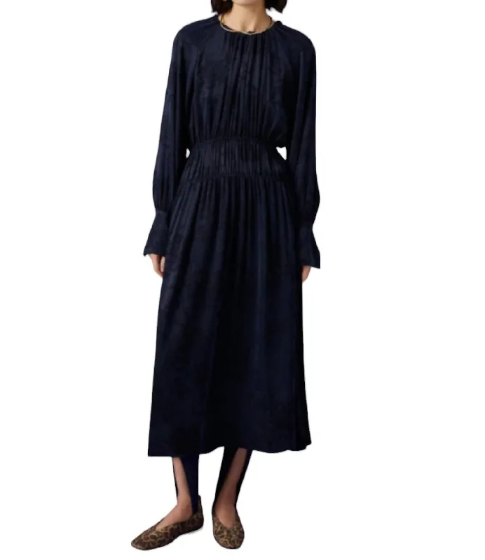 Savings Galore Aglaia Dress In Navy Blue