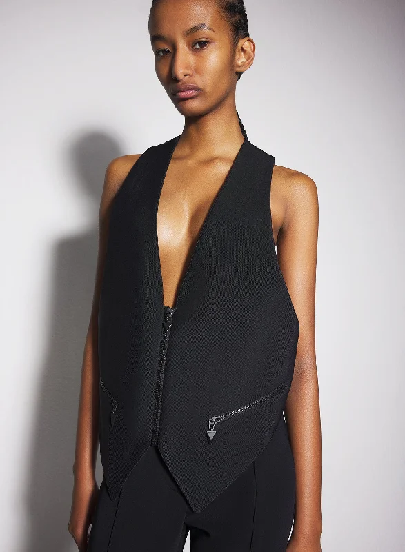 Massive Deals black tailored vest