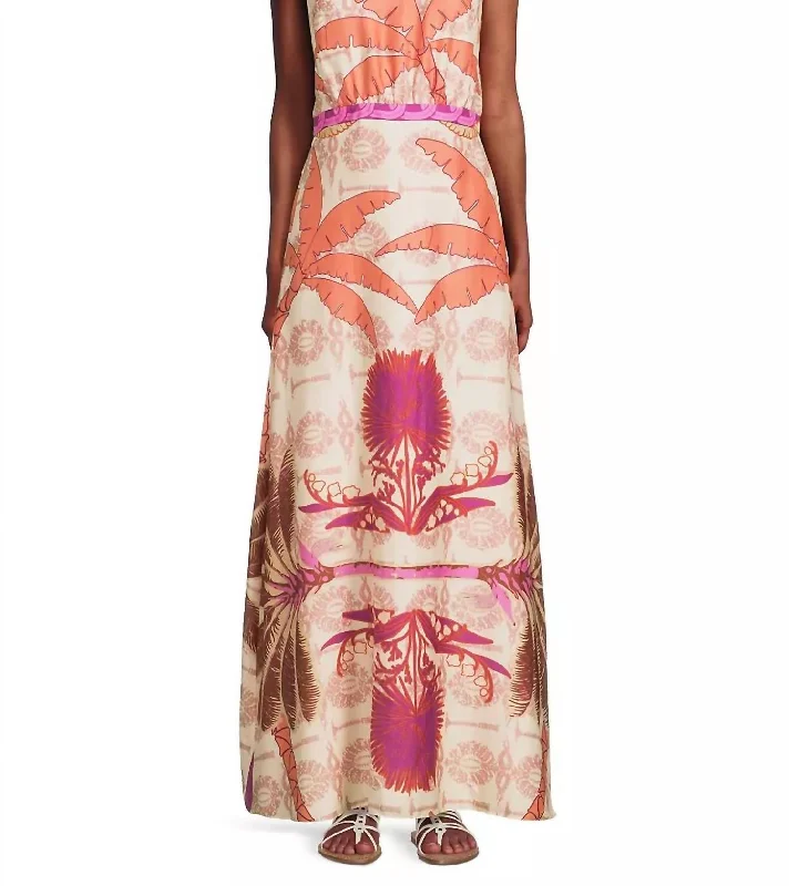 Online Only Women's Magdalena Cotton Silk Maxi Dress In Fuchsia