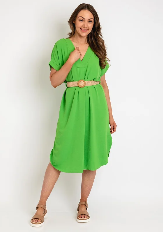 Buy Now The Serafina Collection One Size Lightweight Tunic Dress, Lime Green