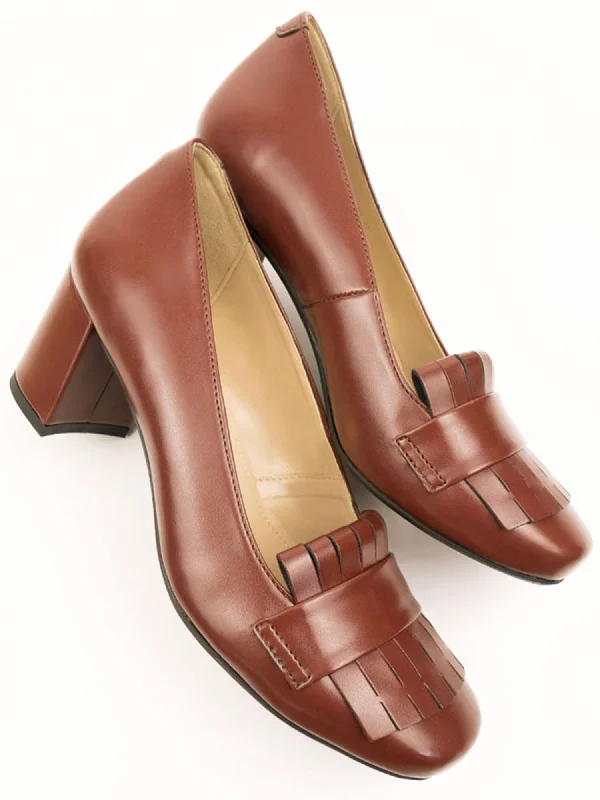 Instant Discount Kilted Block Heels